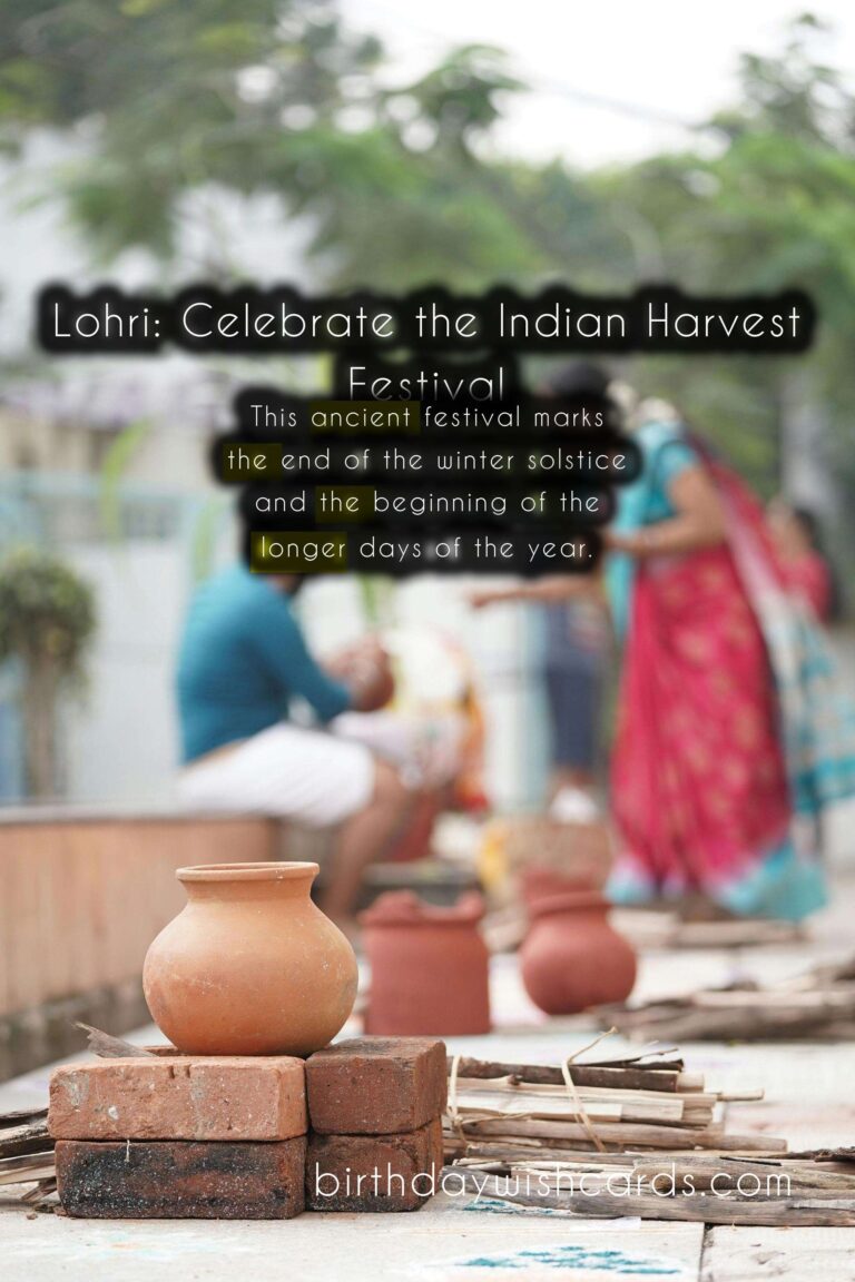 Celebrate the Indian Harvest Festival with Lohri: January 13