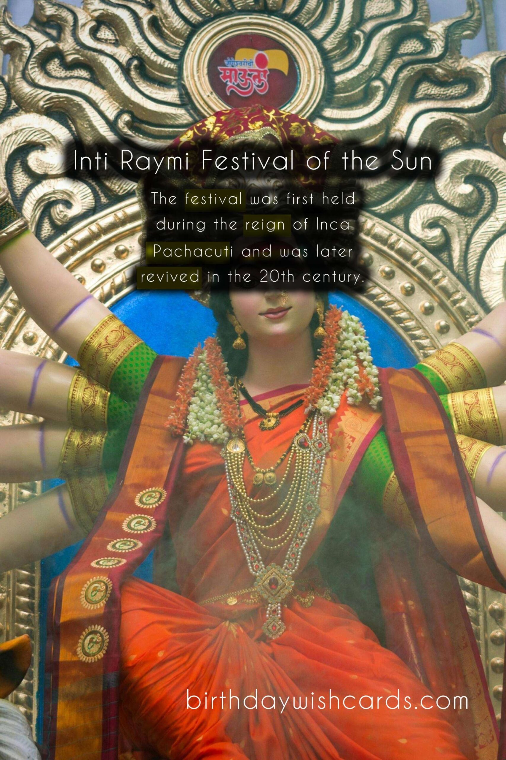 Birthday Wish Cards | Celebrate the Incan Culture: Inti Raymi Festival of the Sun