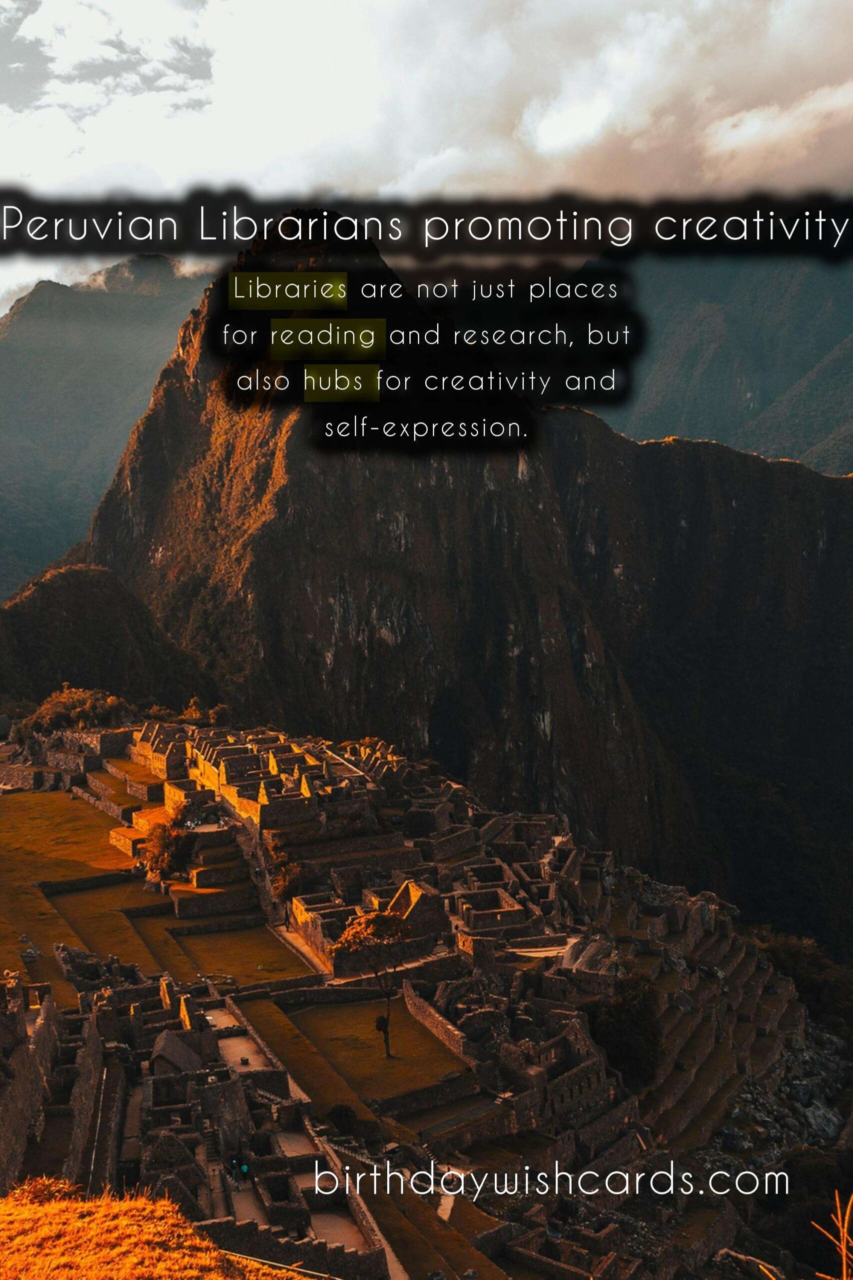 A Celebration of Creativity: September 13th - Dia del Bibliotecario Peruano (Peruvian Librarian Day)