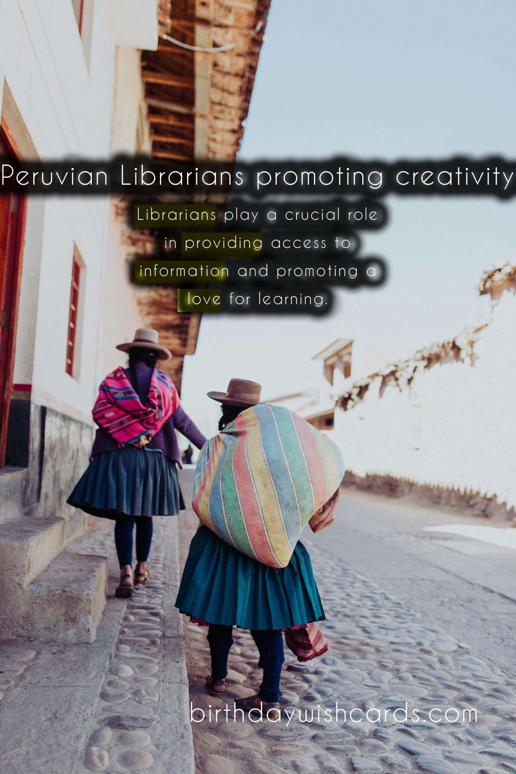 A Celebration of Creativity: September 13th - Dia del Bibliotecario Peruano (Peruvian Librarian Day)