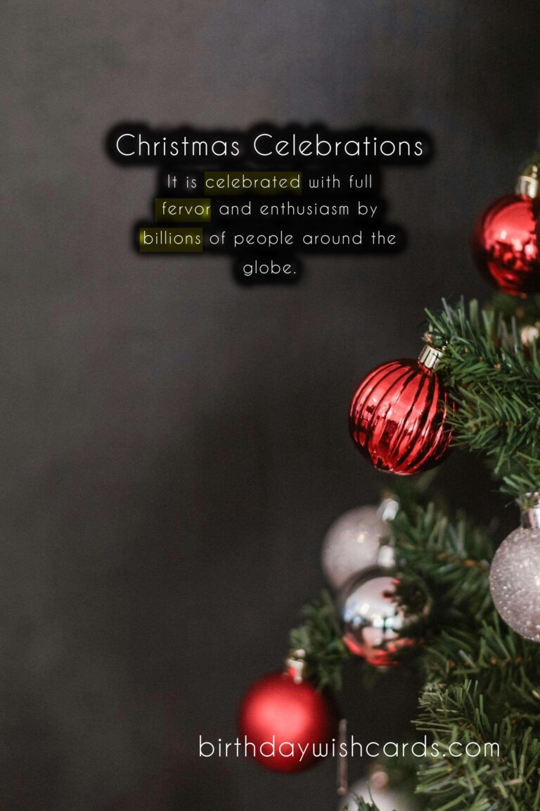 25th December – Christmas Day