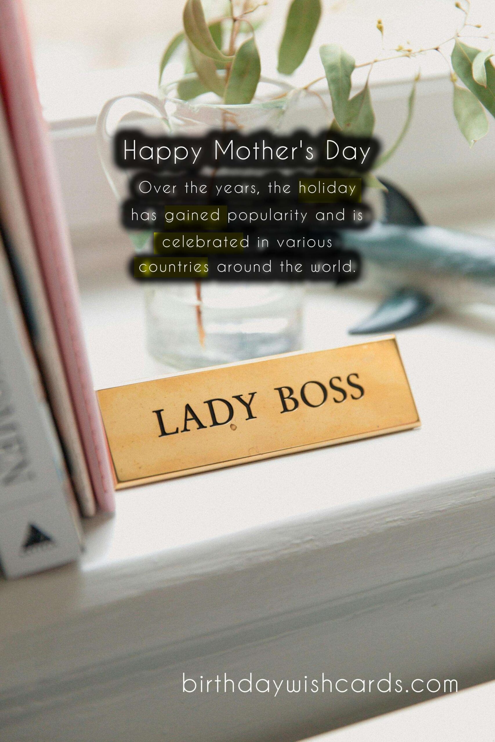 15th October - Mother's Day