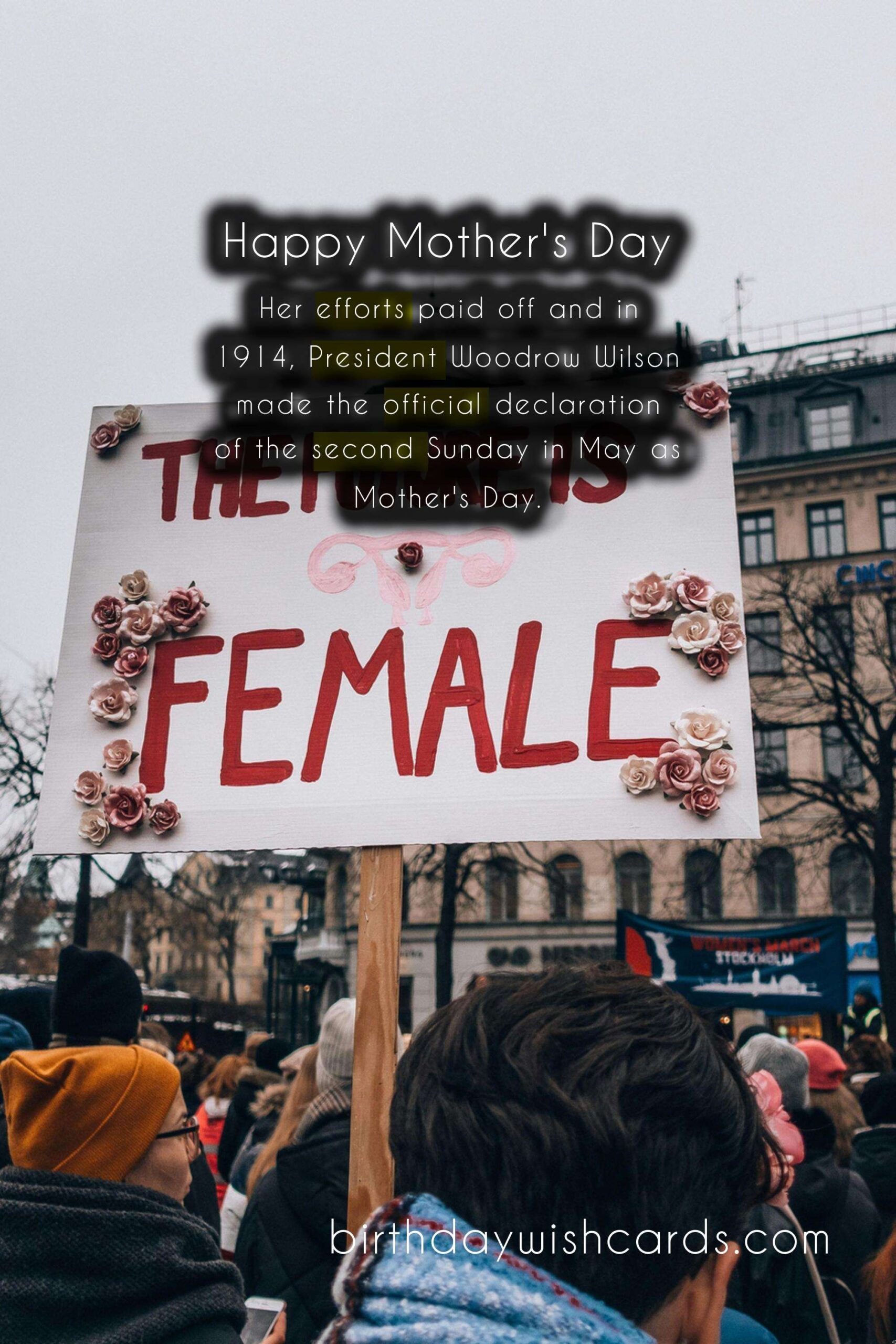 15th October - Mother's Day