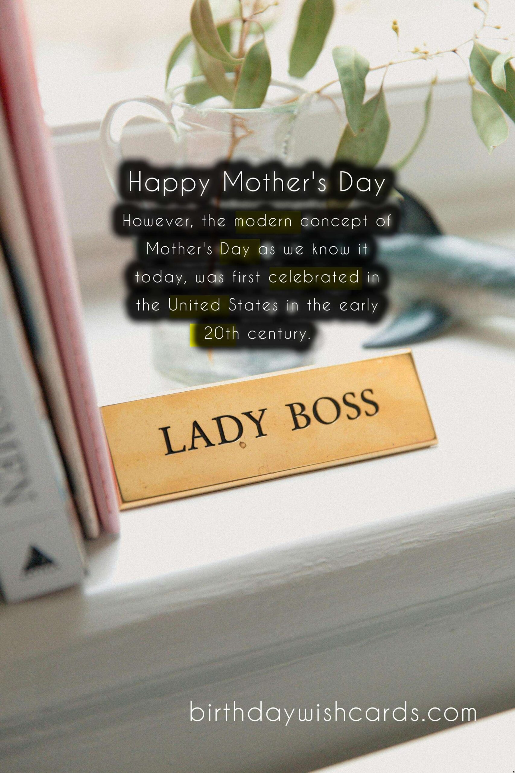 15th October - Mother's Day