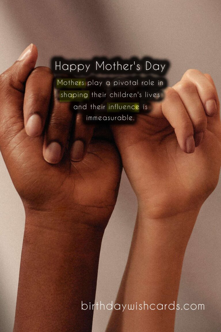 15th October – Mother’s Day