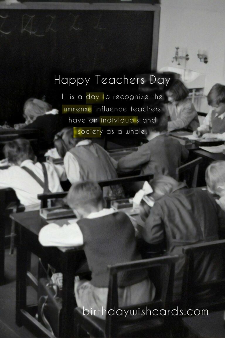 7th November – Teachers’ Day: Importance and Celebrations
