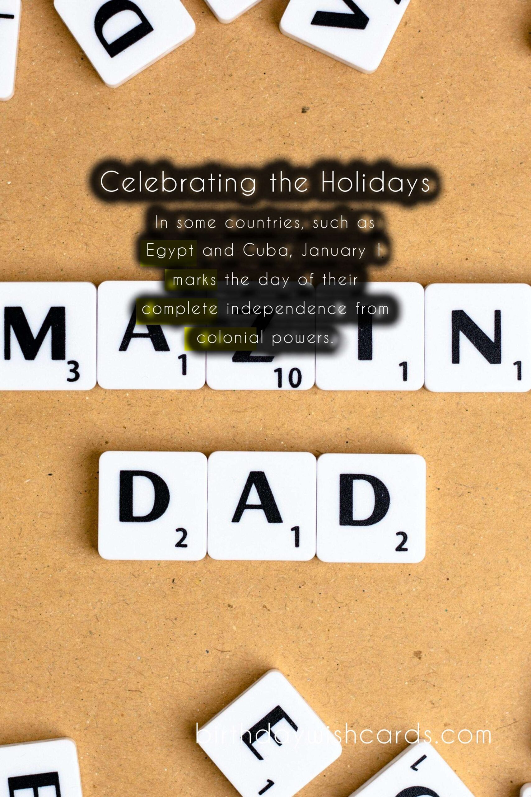 Celebrate the Holidays: Boxing Day and Independence Day on January 1