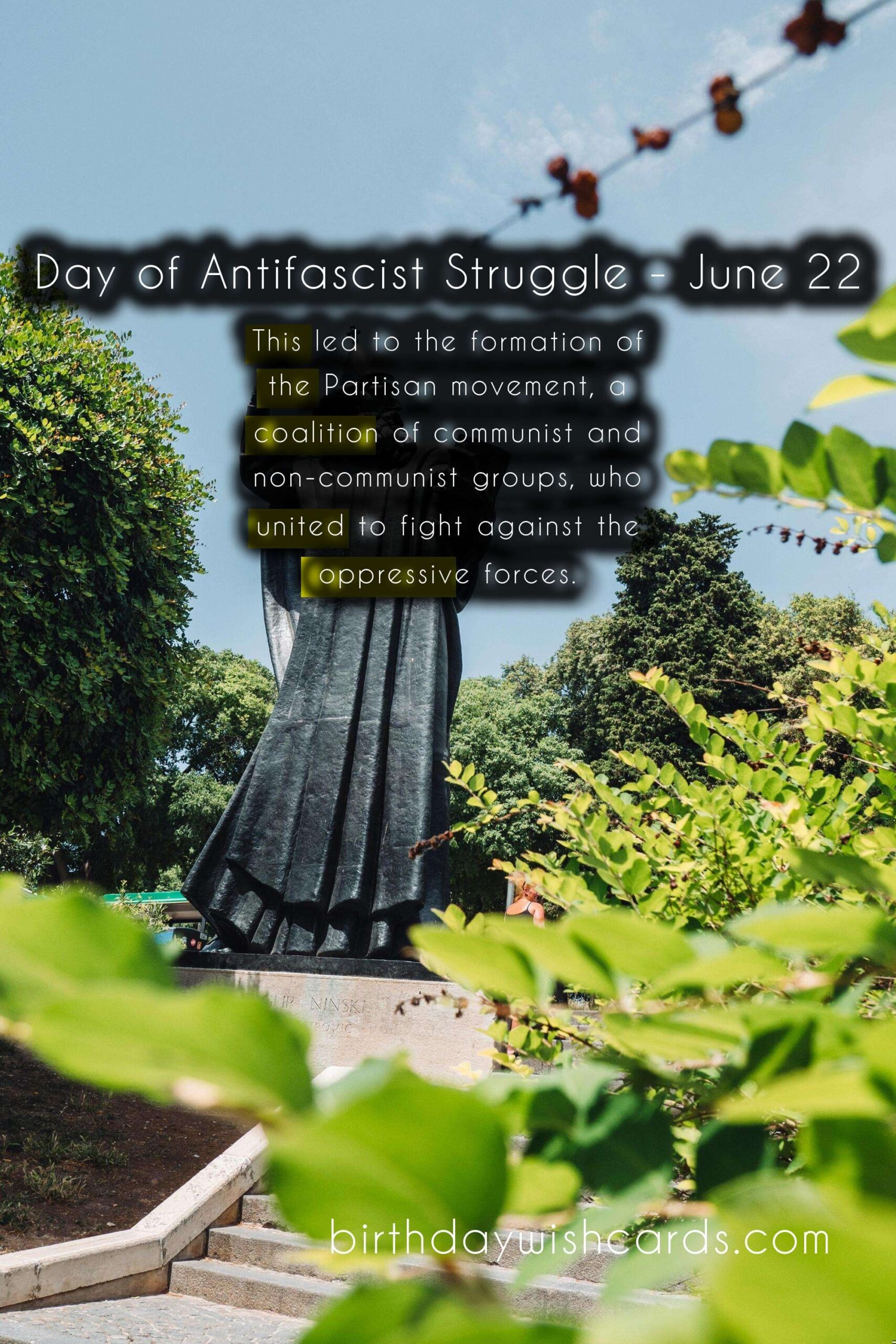 The Day of Antifascist Struggle - Commemorating June 22