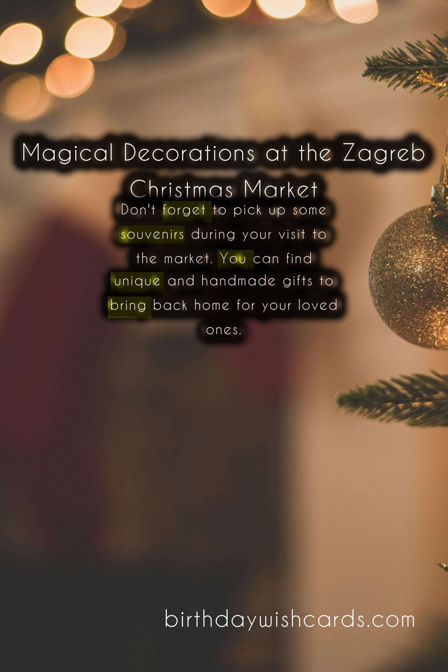 Experience the Magic at Zagreb Christmas Market - November-January