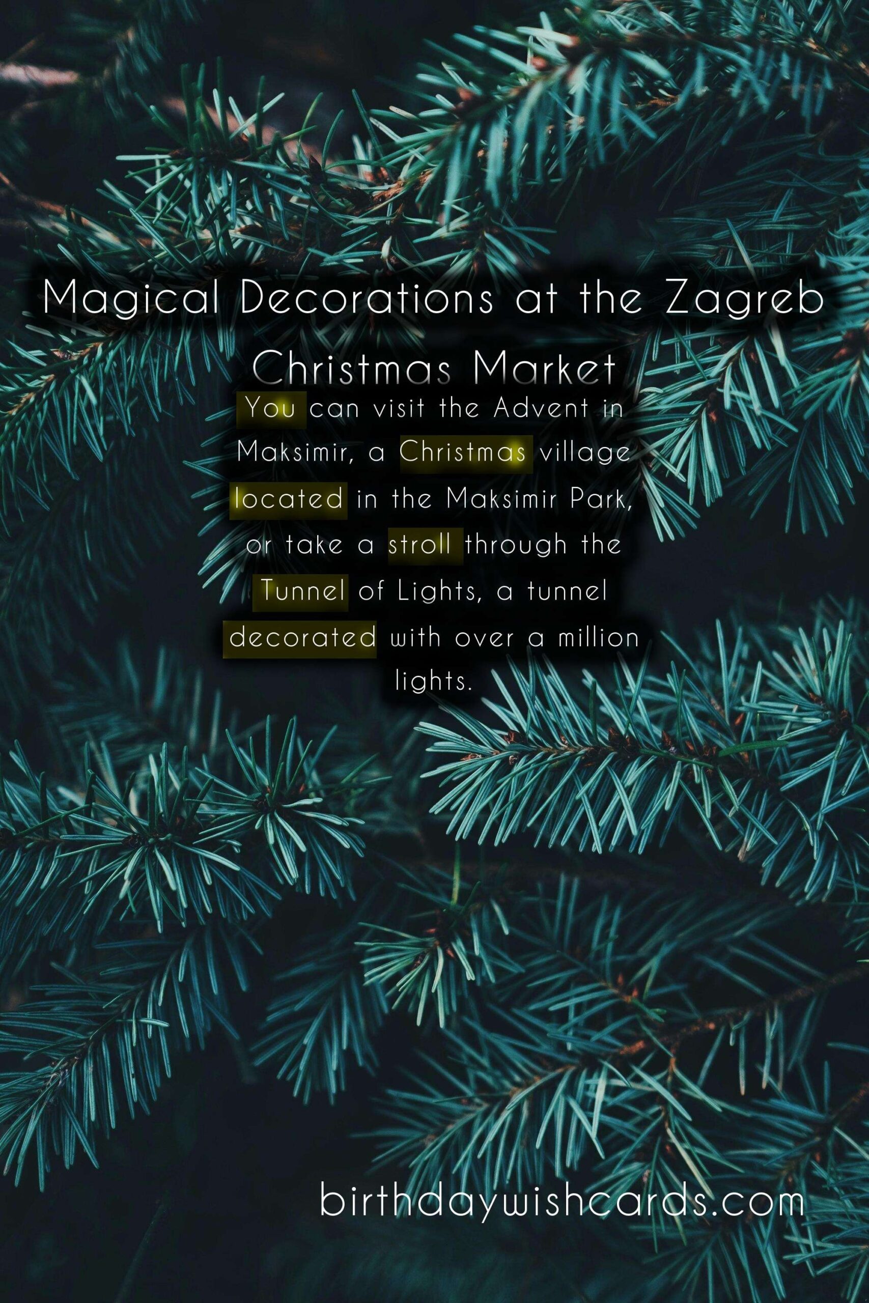 Experience the Magic at Zagreb Christmas Market - November-January
