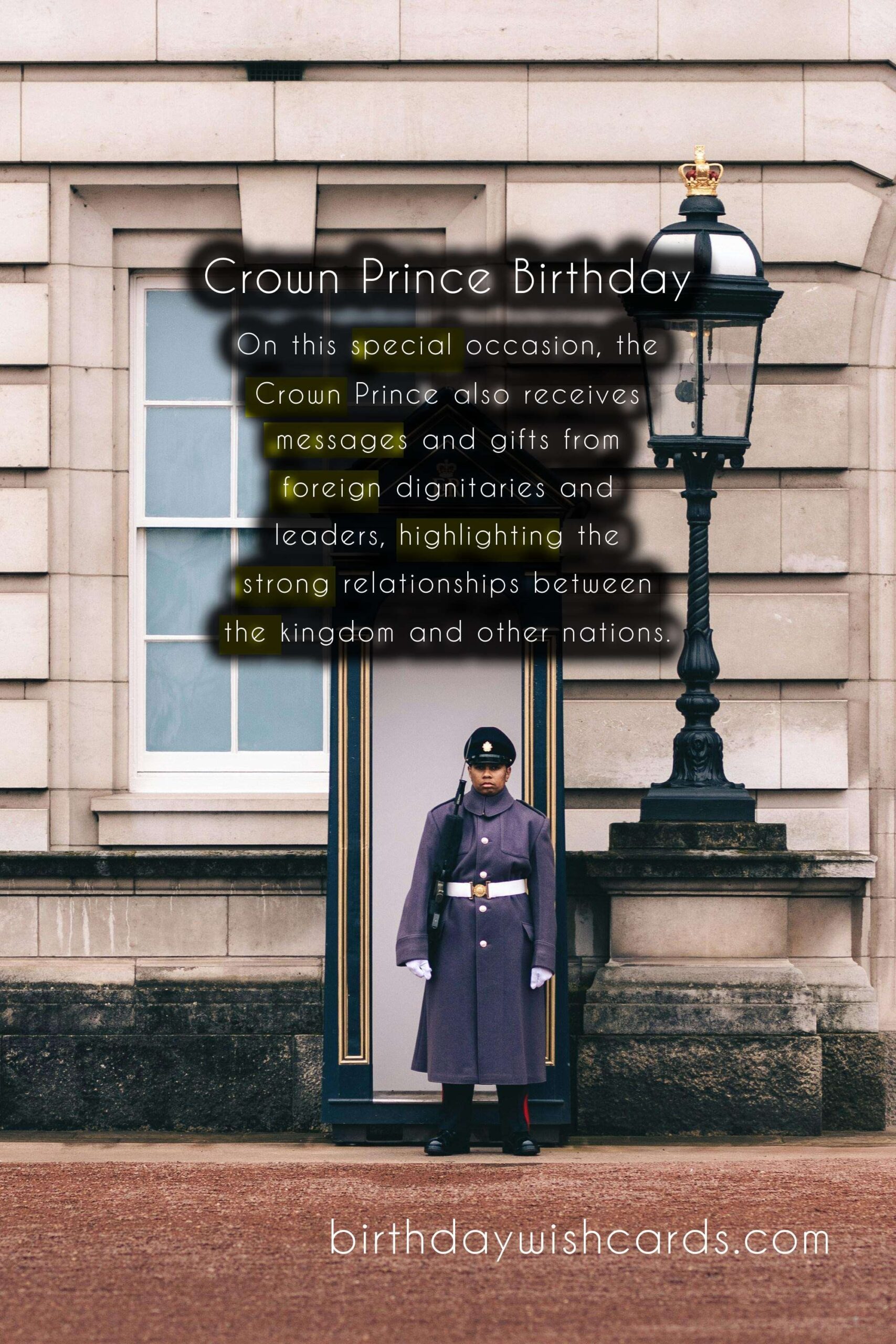 Birthday Wish Cards | The Majestic Crown Prince Celebrates His Birthday On June 28