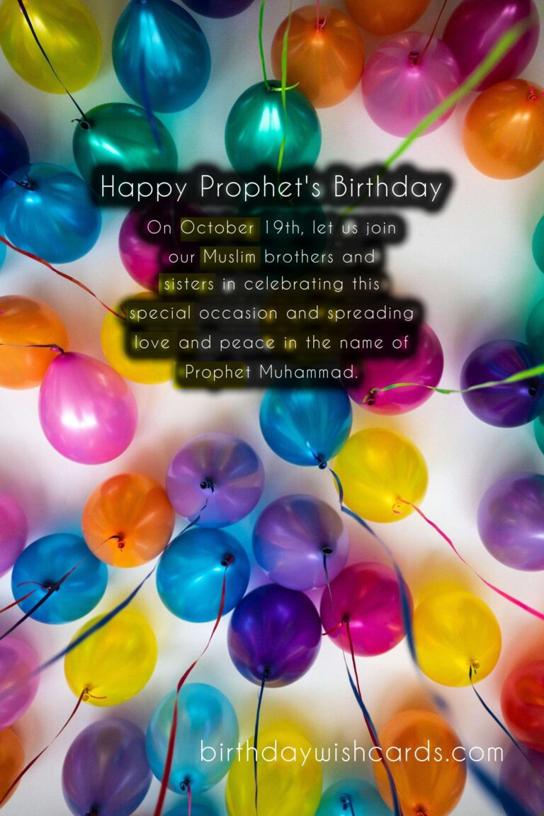 Prophet’s Birthday – October 19: Celebrating the Birth of Prophet Muhammad