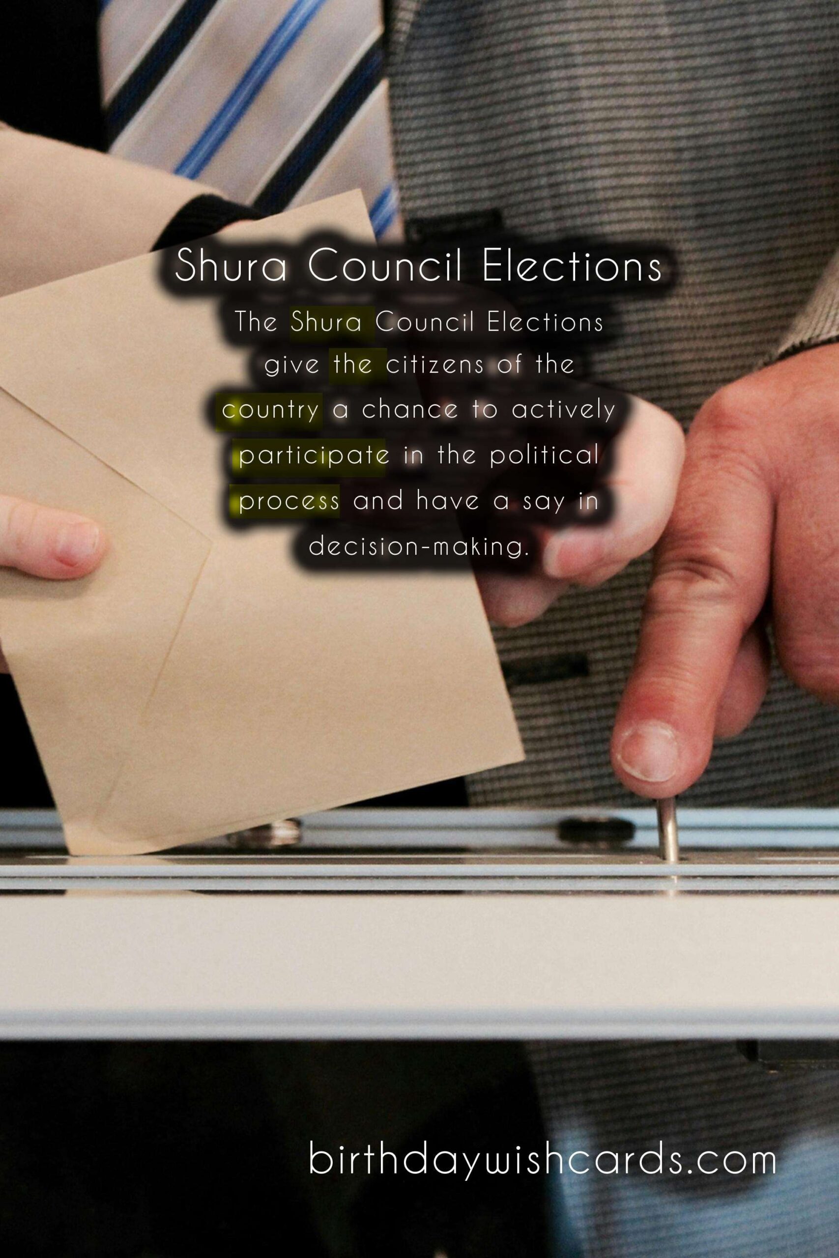 Shura Council Elections - August 7