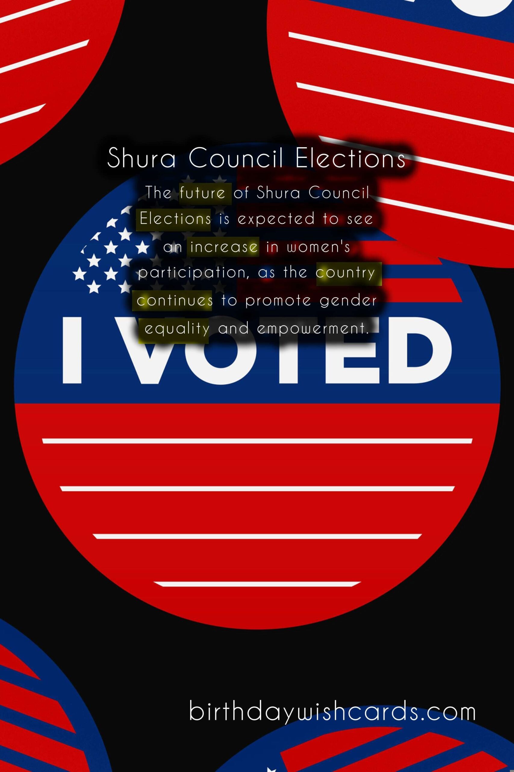 Shura Council Elections - August 7