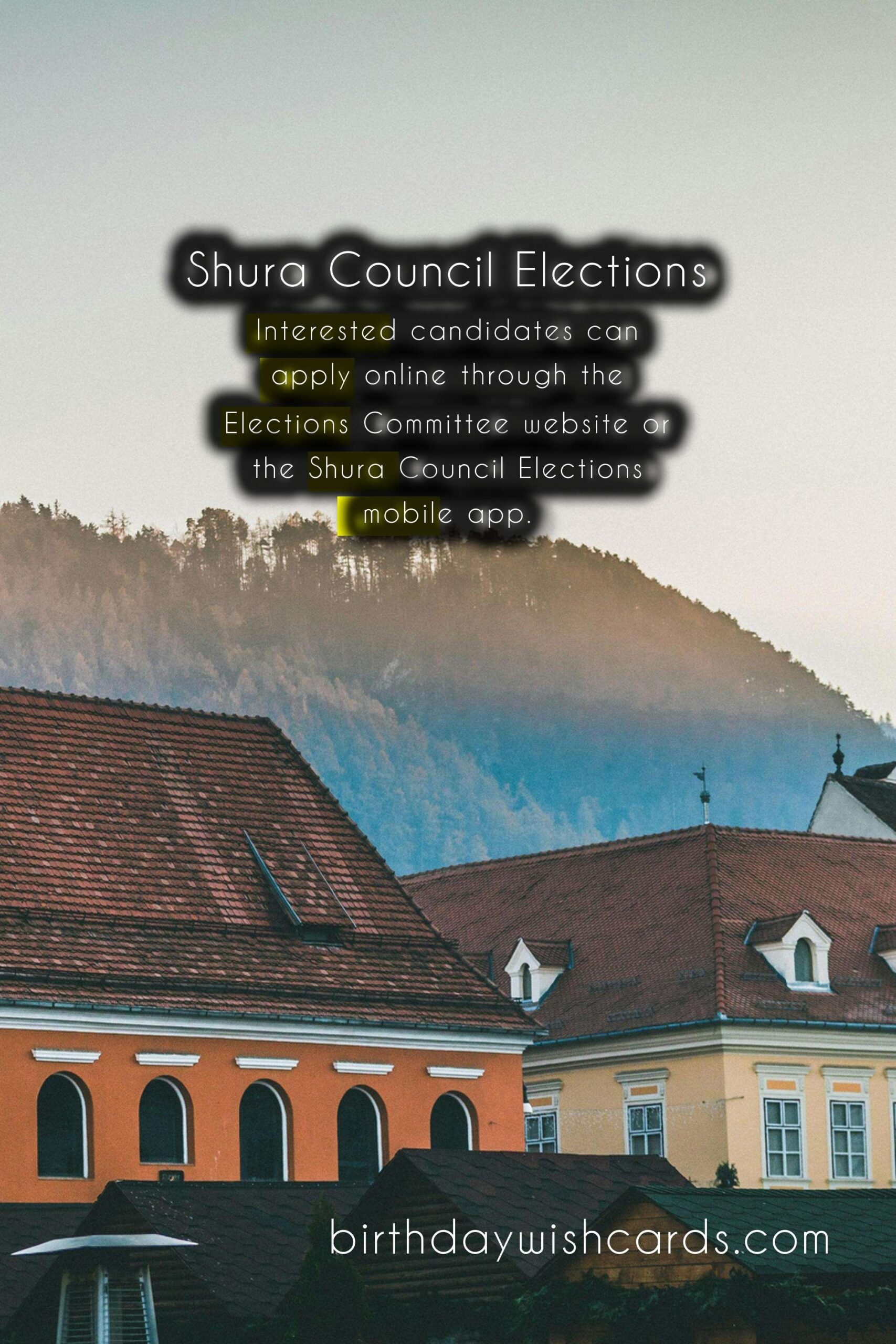 Shura Council Elections - August 7