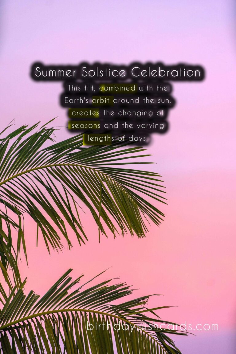 Summer Solstice – A Day of Celebration and Significance