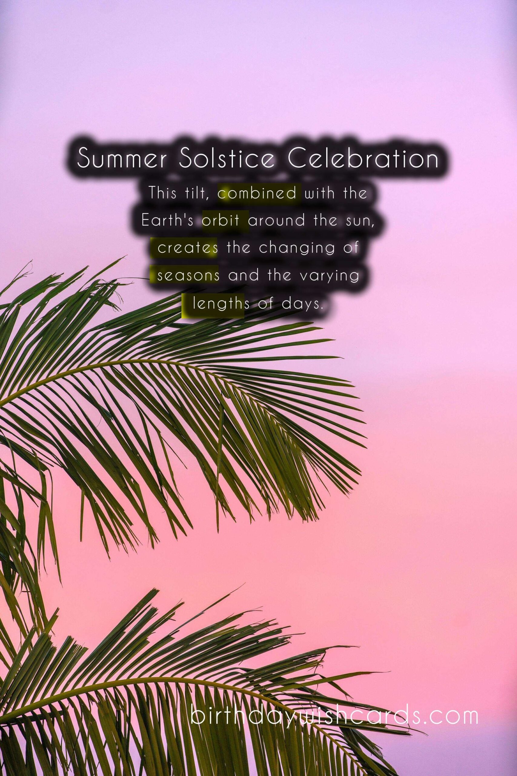 Birthday Wish Cards | Summer Solstice - A Day of Celebration and Significance