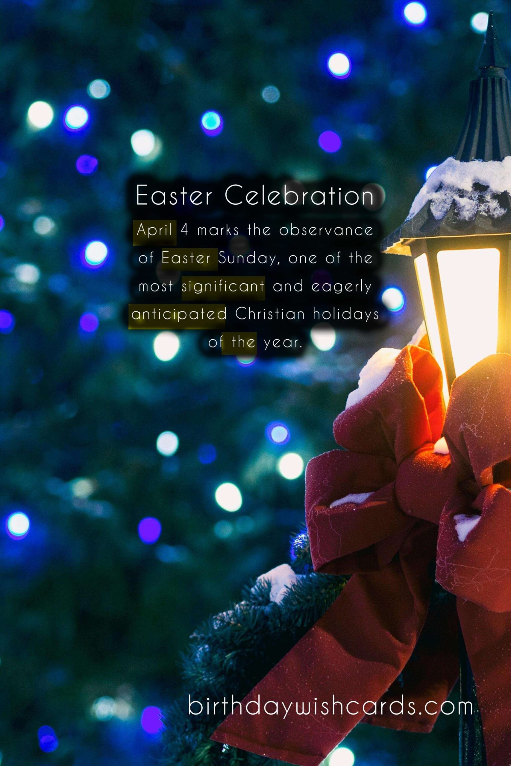 April 4 - Easter Sunday