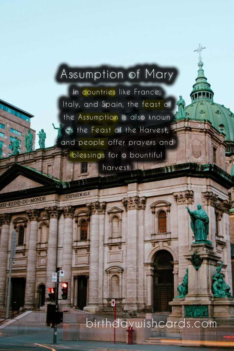 August 15 – Celebrating the Assumption of Mary