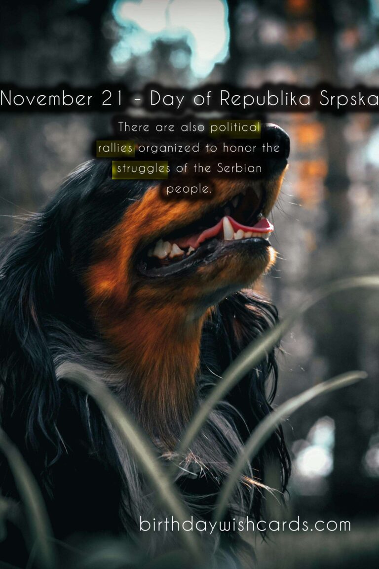 Celebrating November 21 – Day of Republika Srpska
