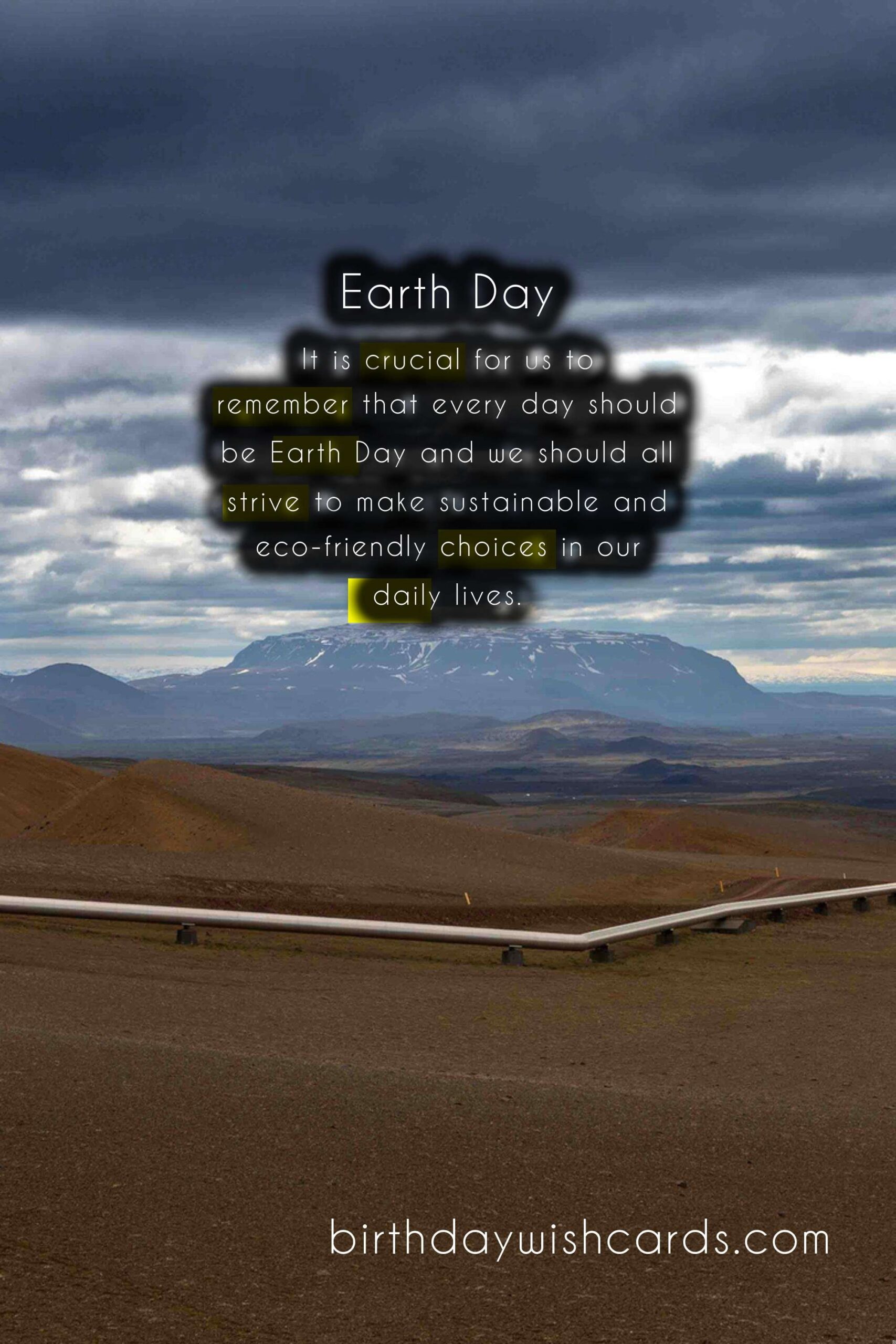 April (last Monday): Earth Day