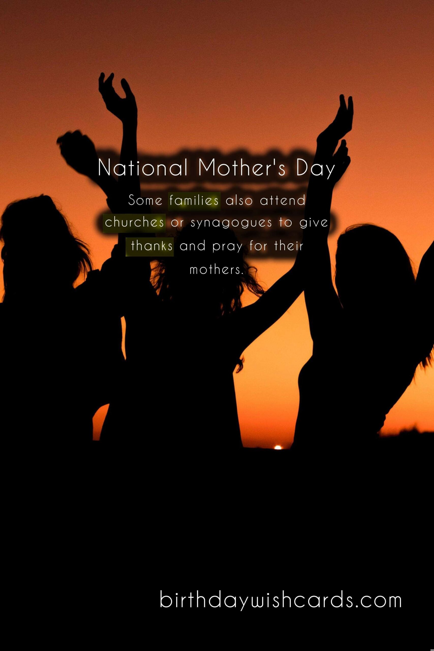 First Sunday in June: National Mother's Day