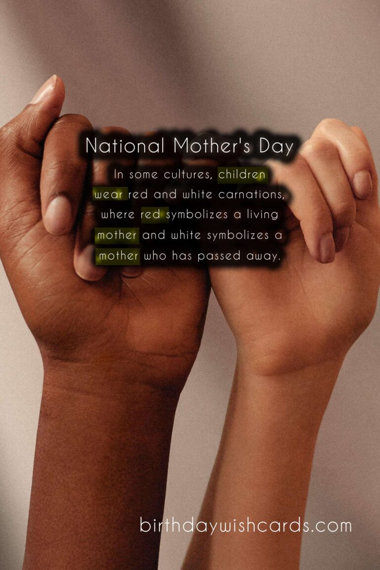 First Sunday in June: National Mother’s Day