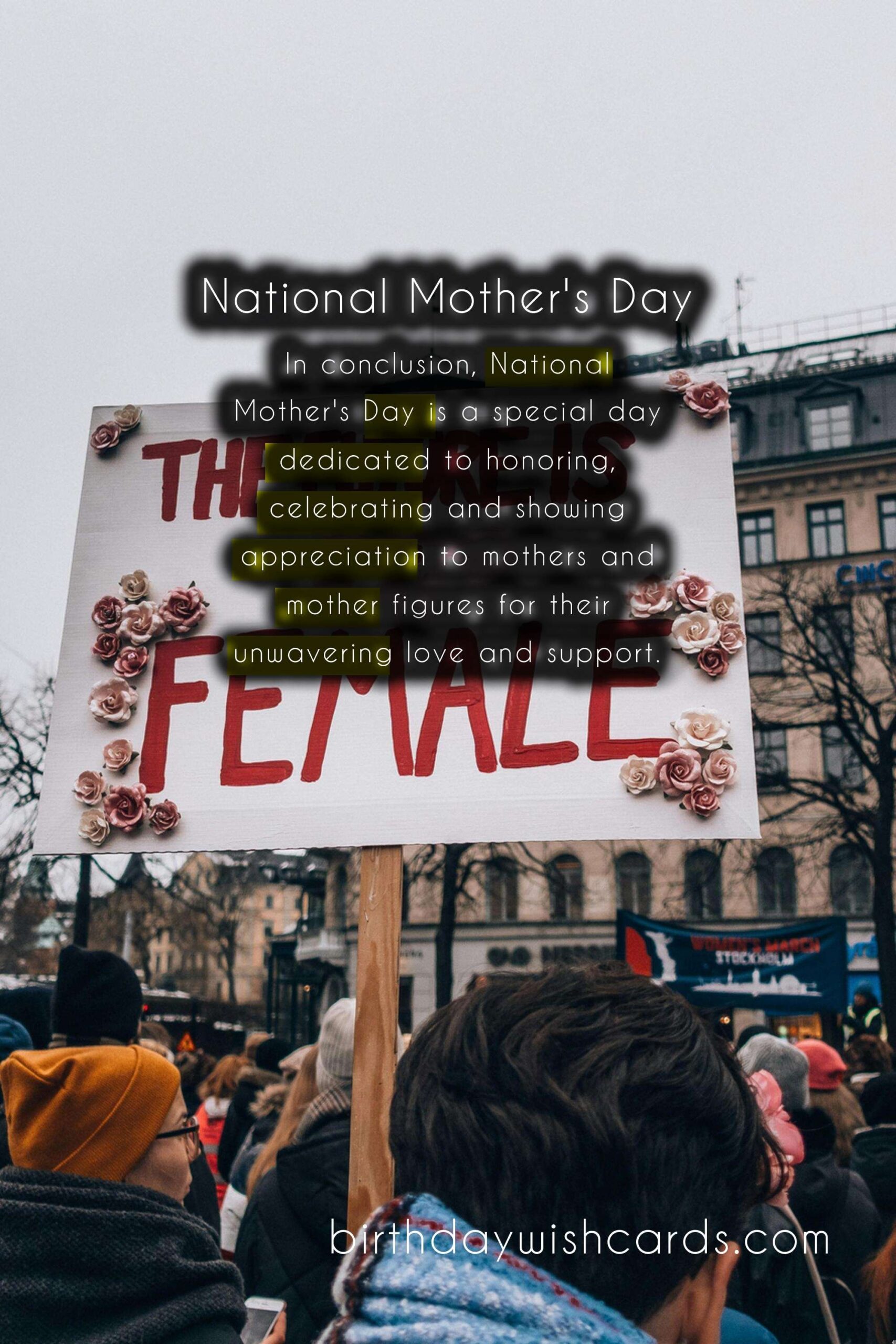 First Sunday in June: National Mother's Day