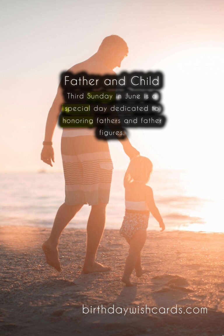 Third Sunday in June: National Father’s Day