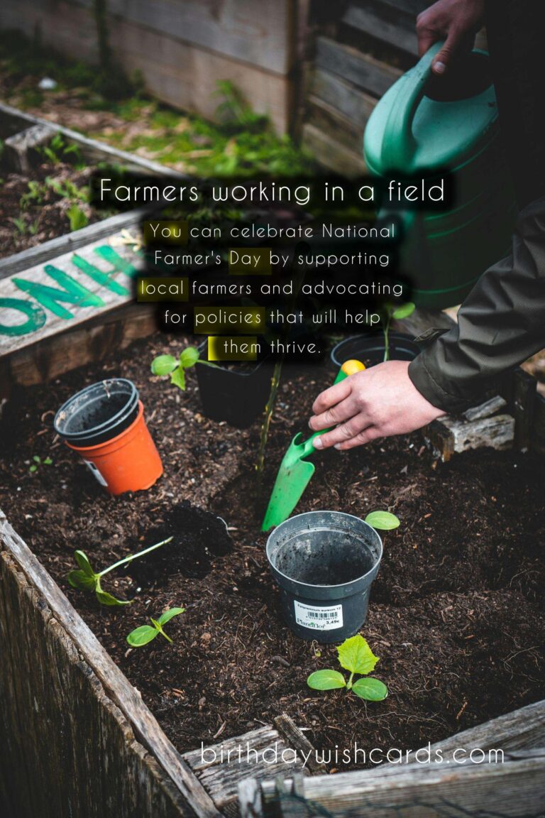 September 11: National Farmer’s Day