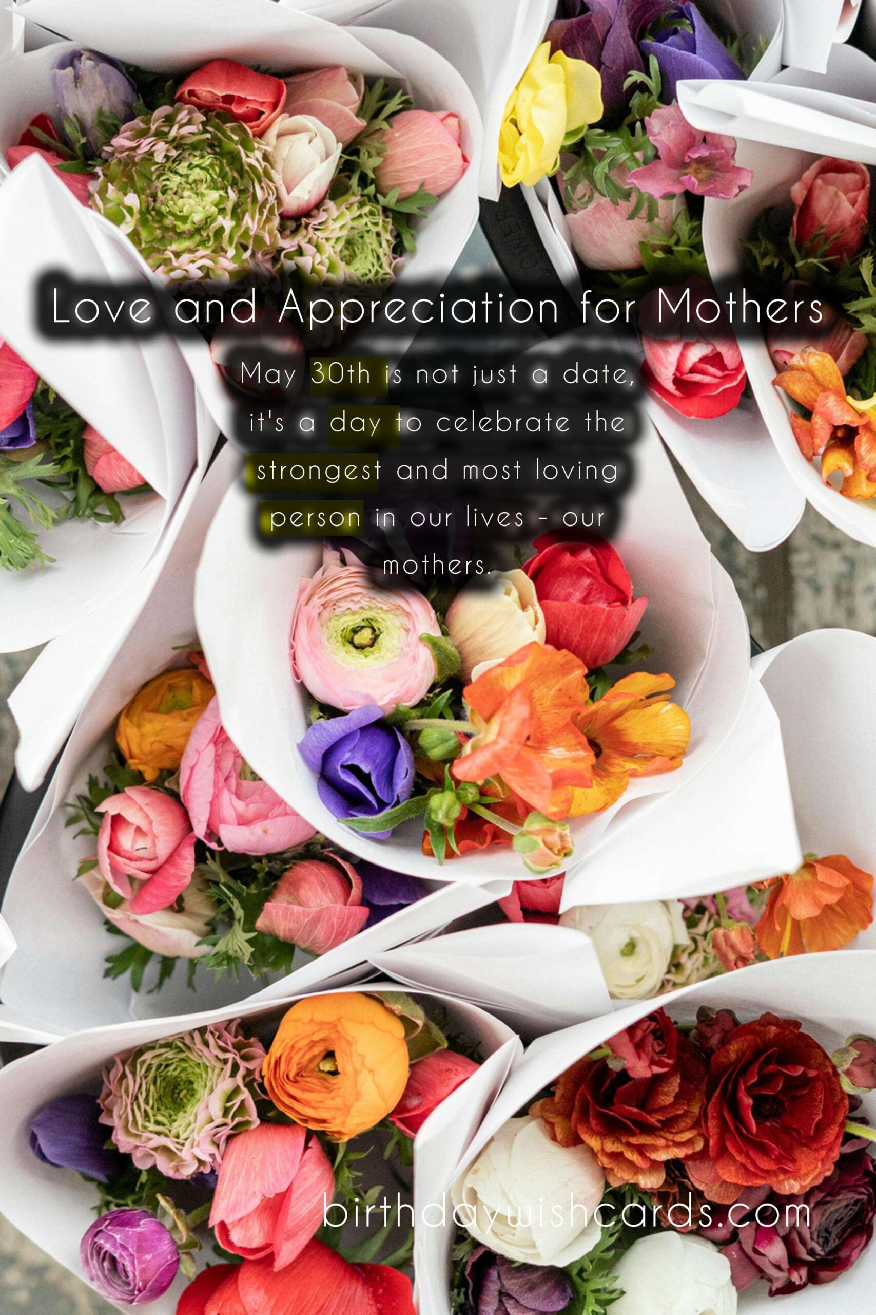 Celebrate Mother's Day on May 30th and Show Your Love and Appreciation