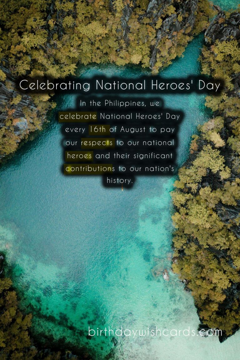 Celebrating National Heroes’ Day – August 16th