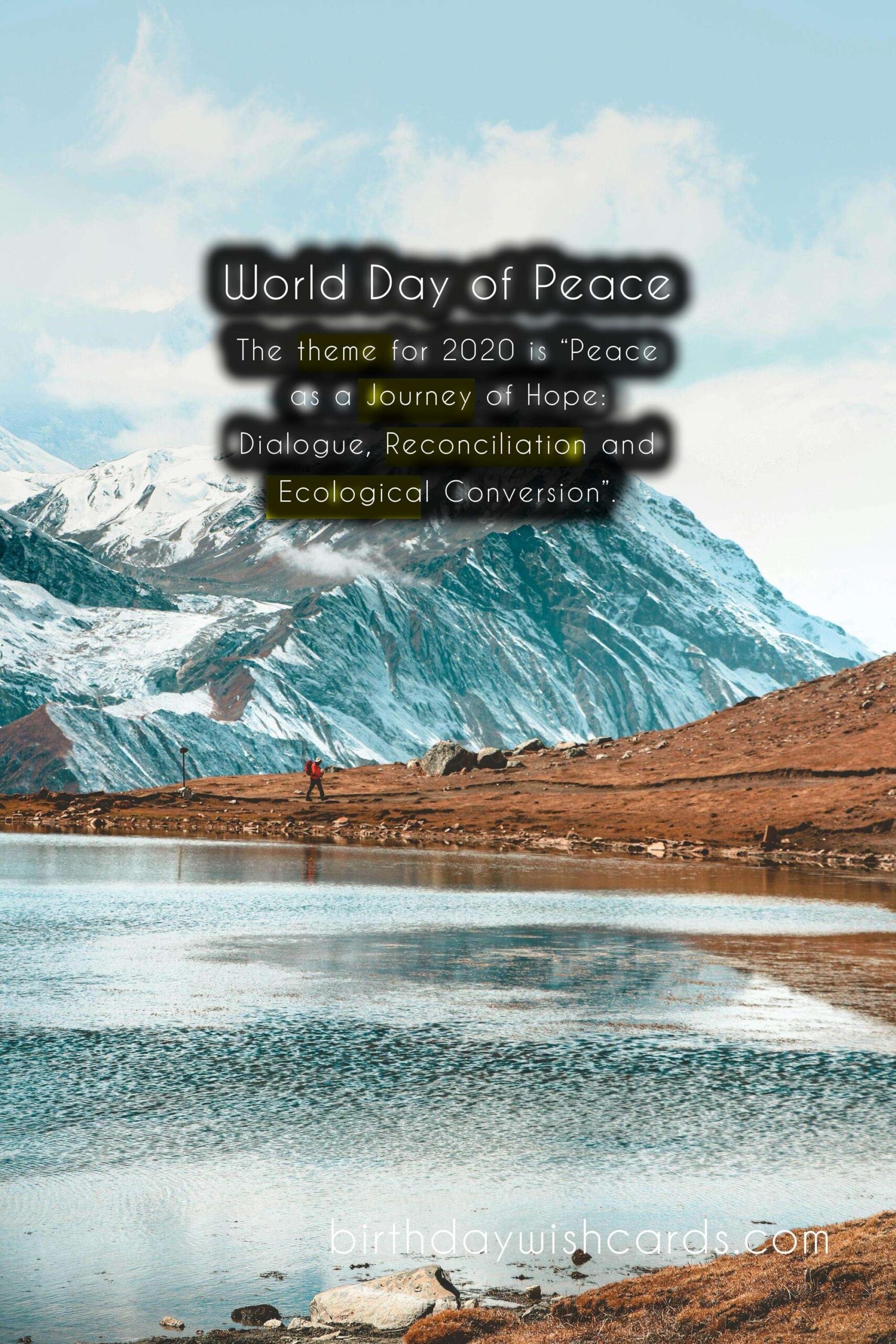 World Day of Peace - January 1st