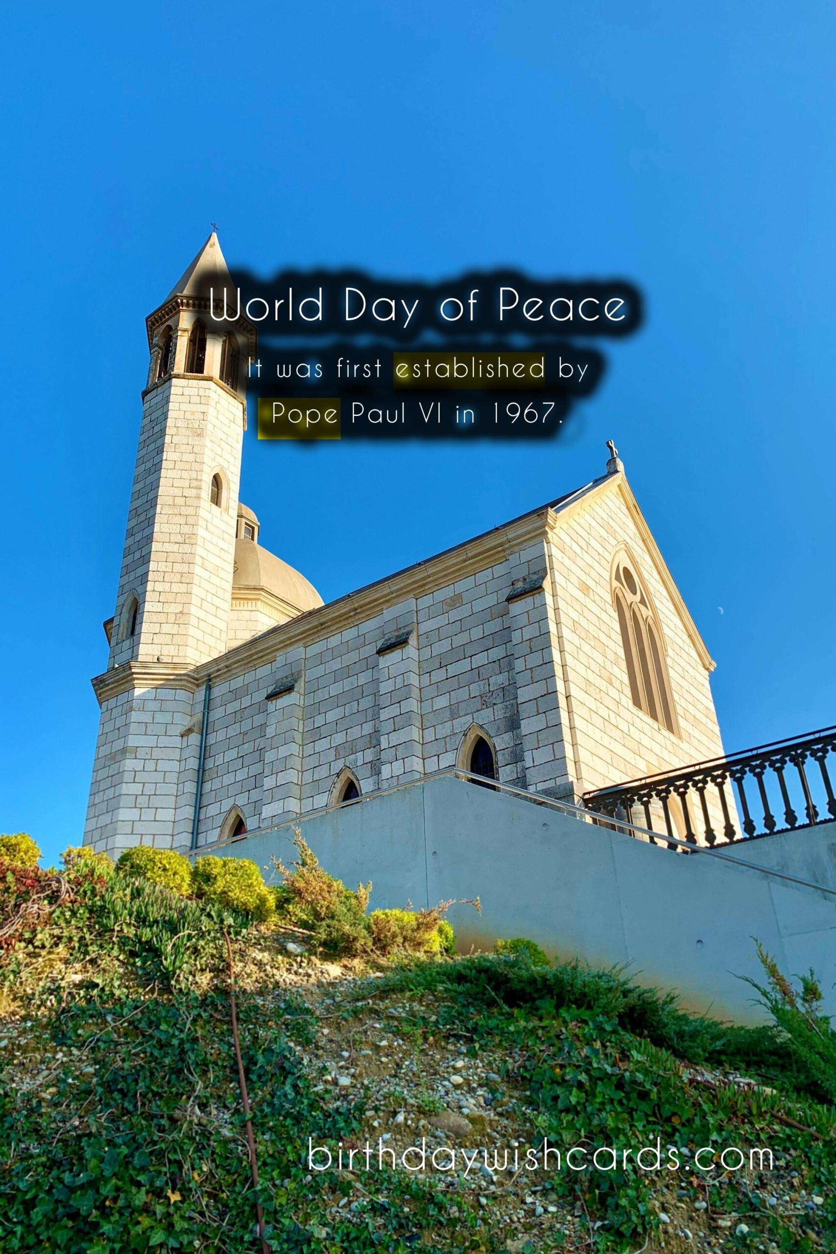 World Day of Peace - January 1st