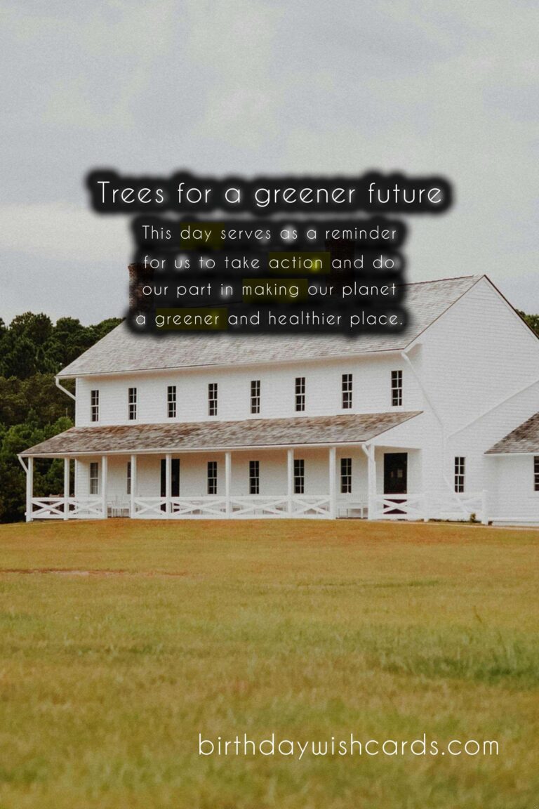 National Tree Planting Day – January 15th