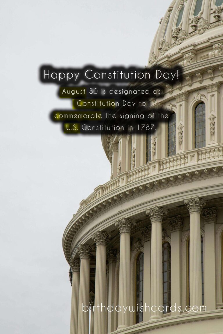 Celebrate August 30 – Constitution Day with Pride and Patriotism