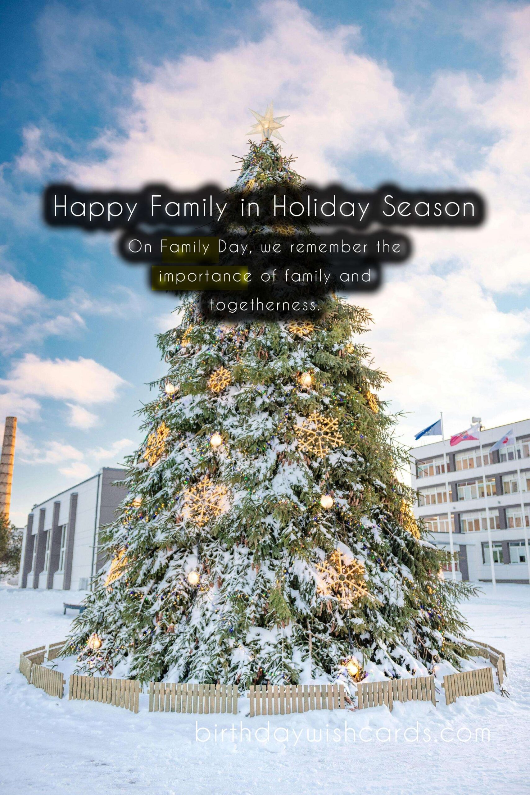 Birthday Wish Cards | Celebrate Love and Togetherness with Family Day on December 26th