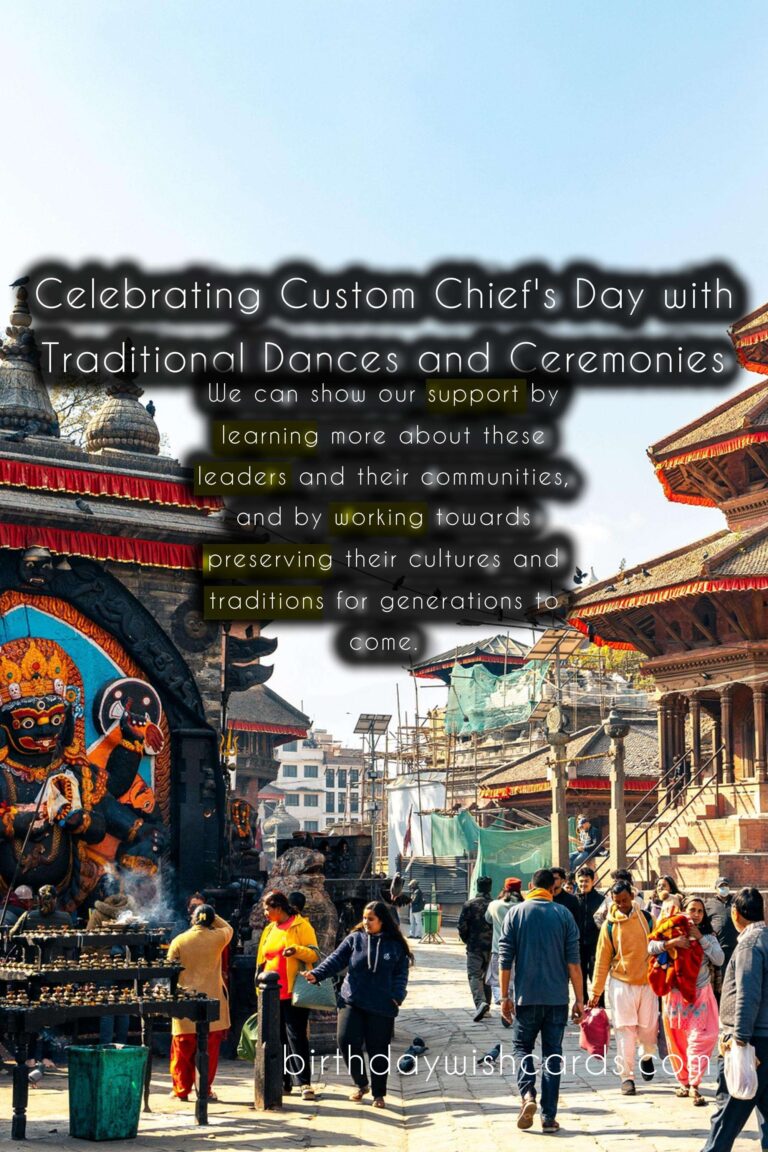 March 5 – Custom Chief’s Day: Celebrating the Leaders and Protectors of Our Communities