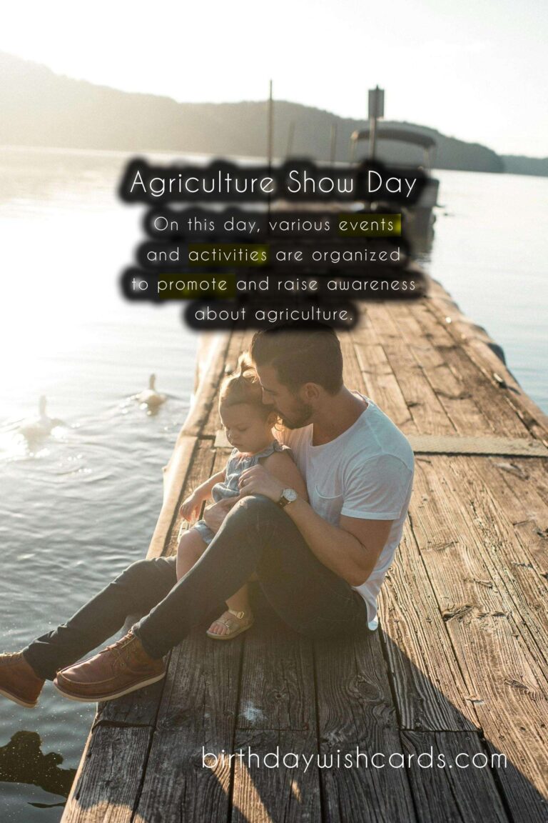 March 8 – Agriculture Show Day