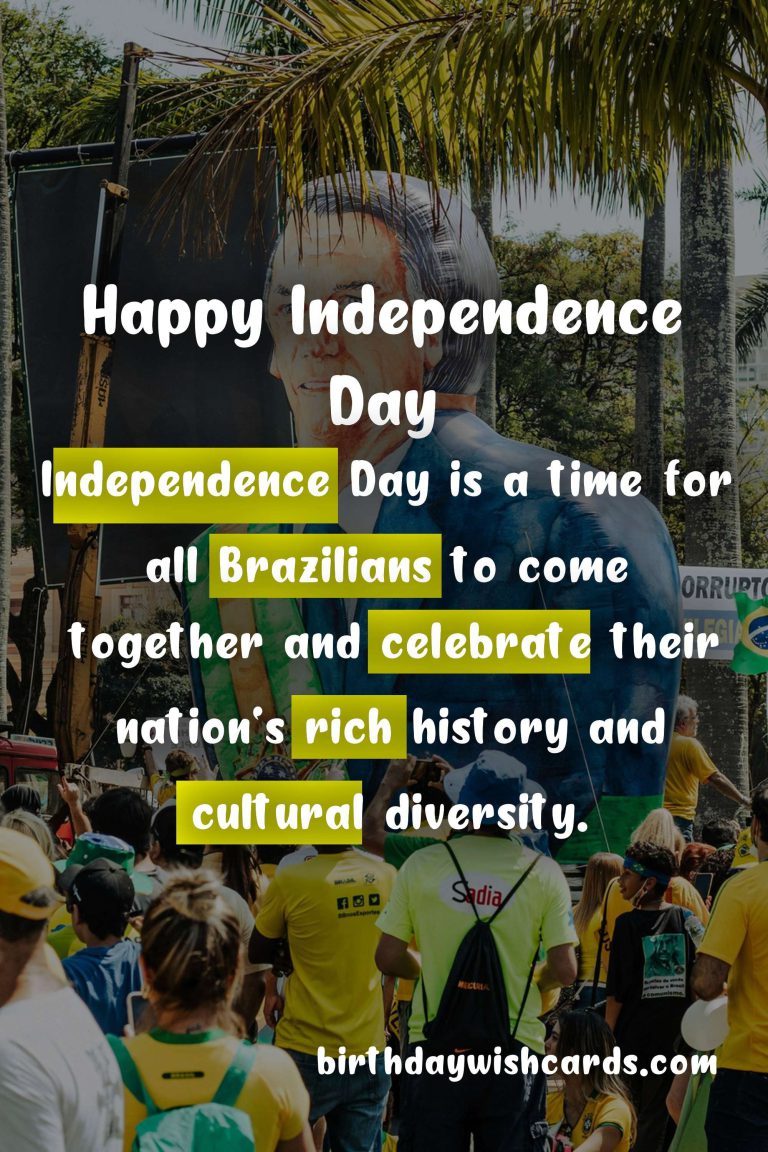 September 9 – Independence Day of Brazil