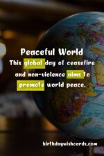 Birthday Wish Cards | 21-September International Day of Peace: