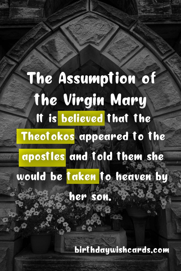 Dormition of the Theotokos – A Day of Remembrance and Celebration