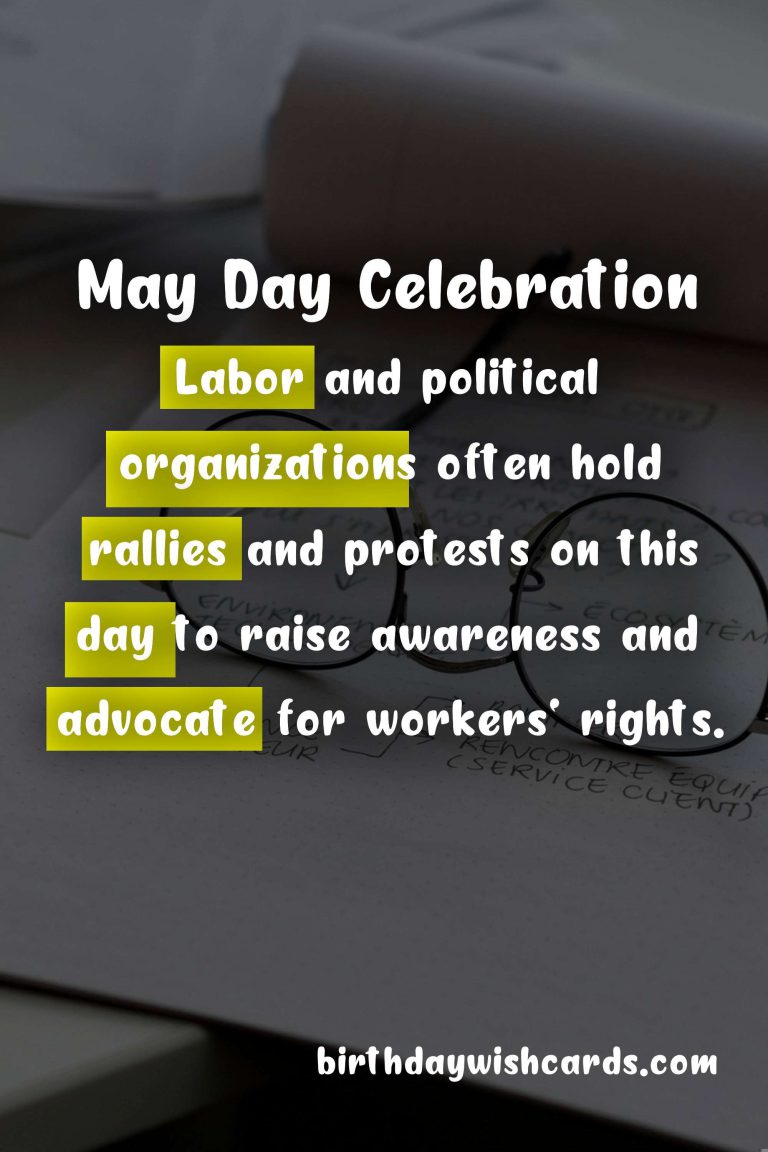 May Day – An International Day Celebrating Workers and Spring