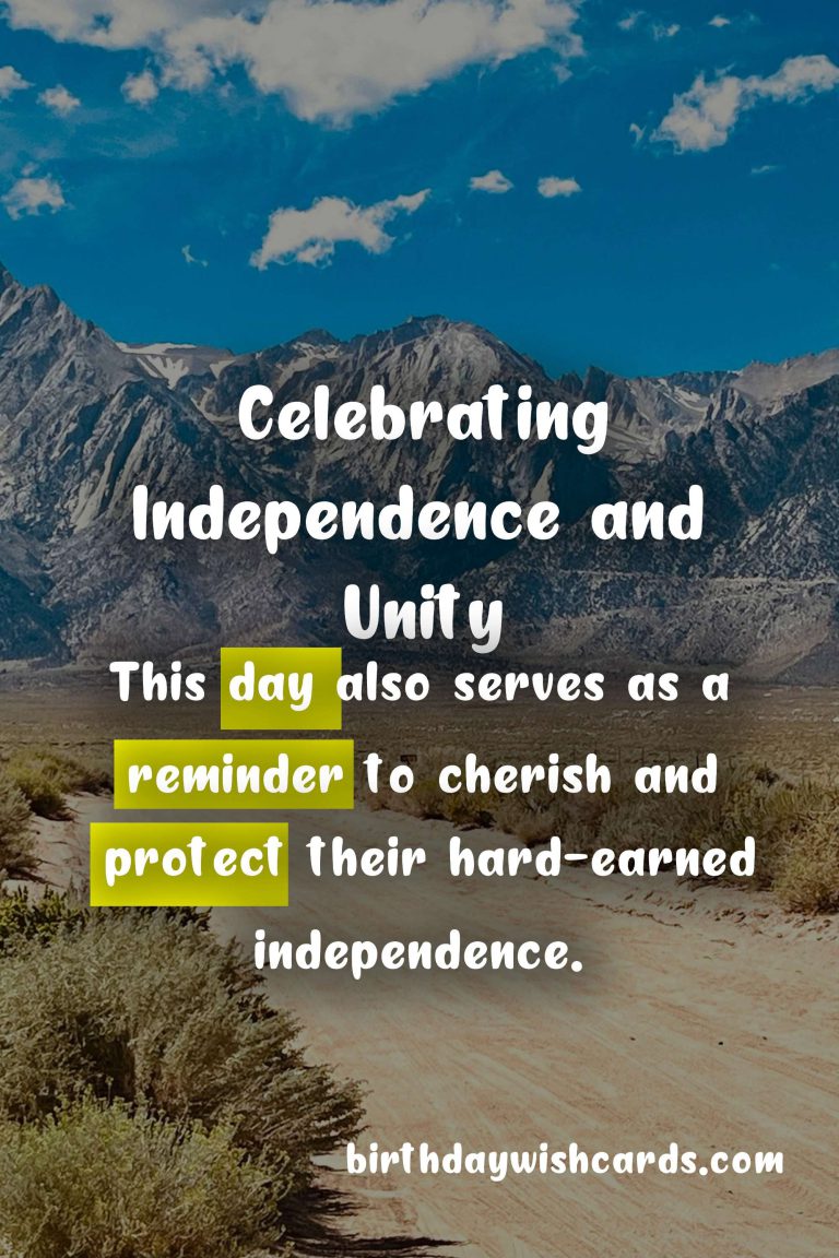 November 11: Independence and Unity Day