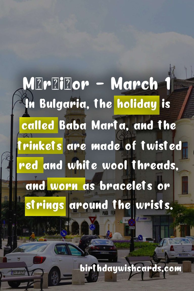 Celebrate the First Day of Spring with Mărțișor – March 1