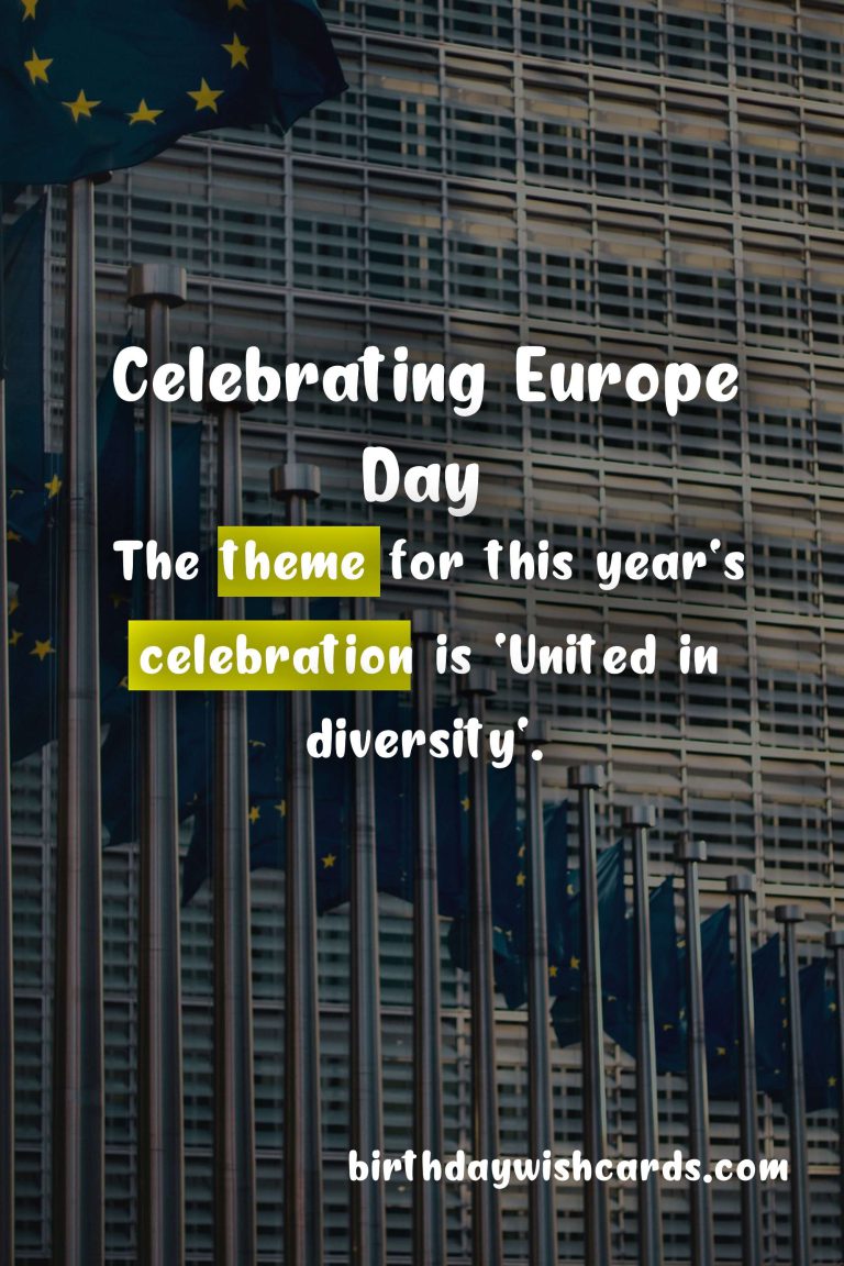 Europe Day – May 9: A Celebration of European Unity