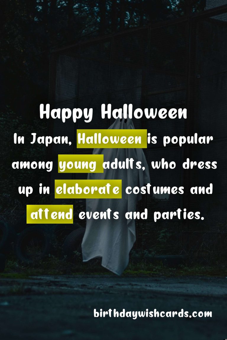 October 31: Halloween – A Spooky Celebration of the Year