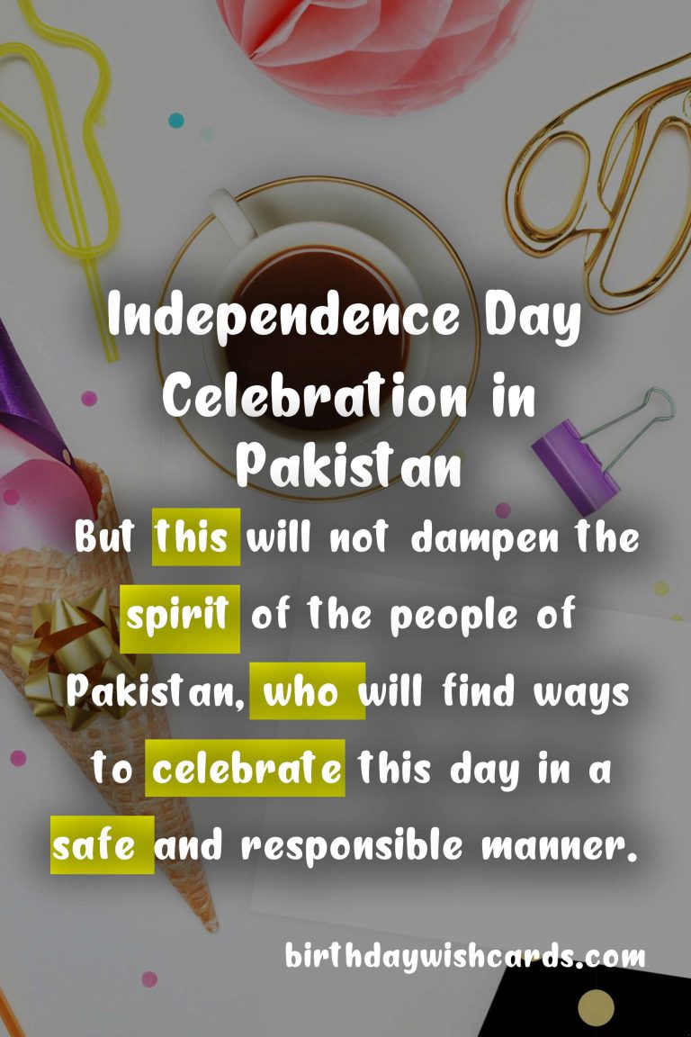 April 12 – Independence Day Celebration in Pakistan