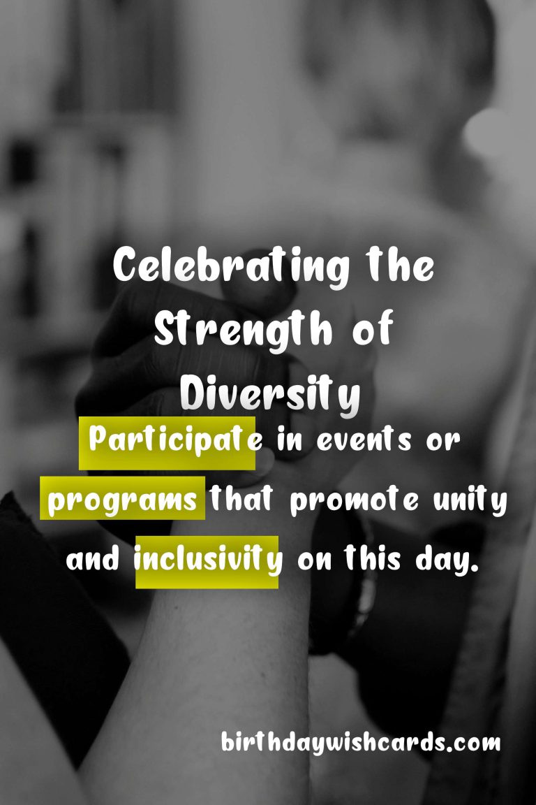 August 3 – National Unity Day: Celebrating the Strength of Diversity