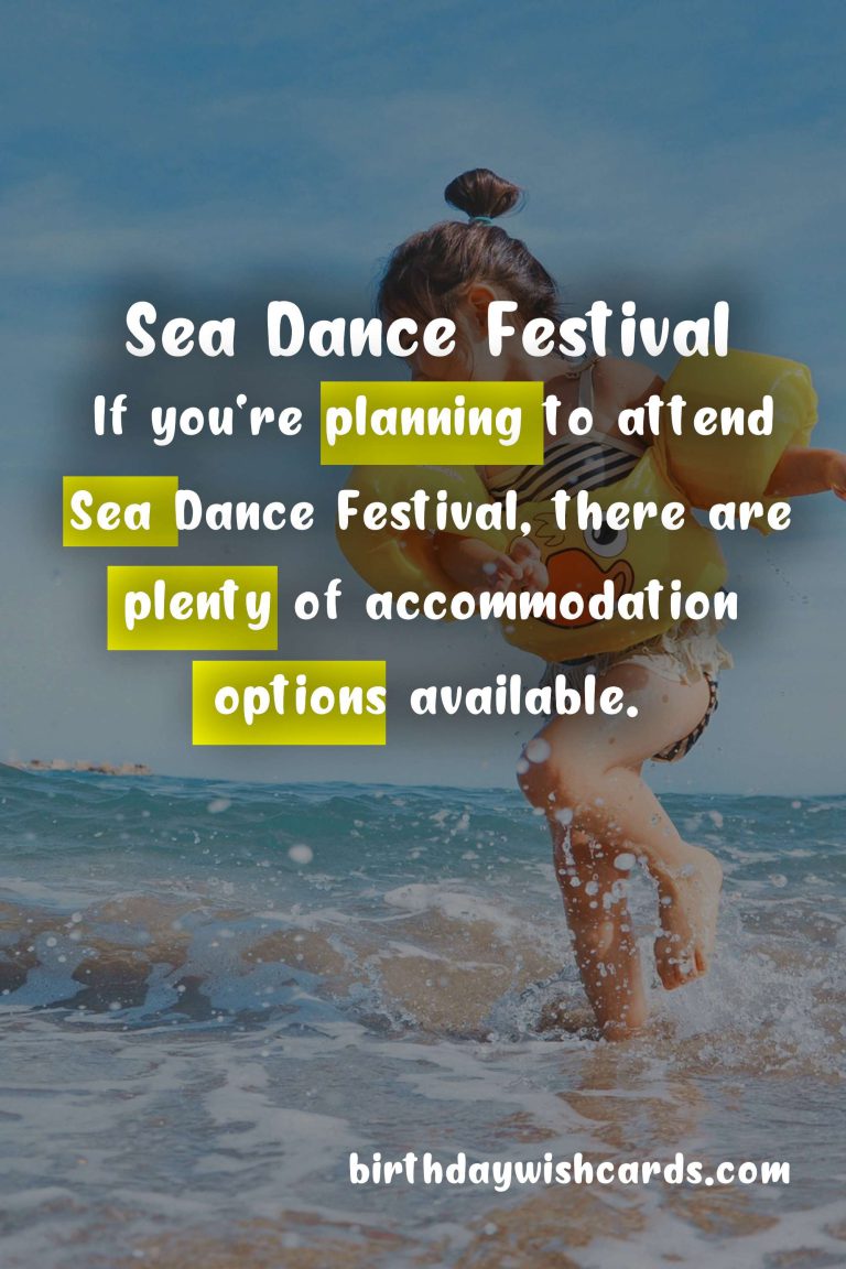 Sea Dance Festival – August 13-15, 2021: The Ultimate Beach Party Experience